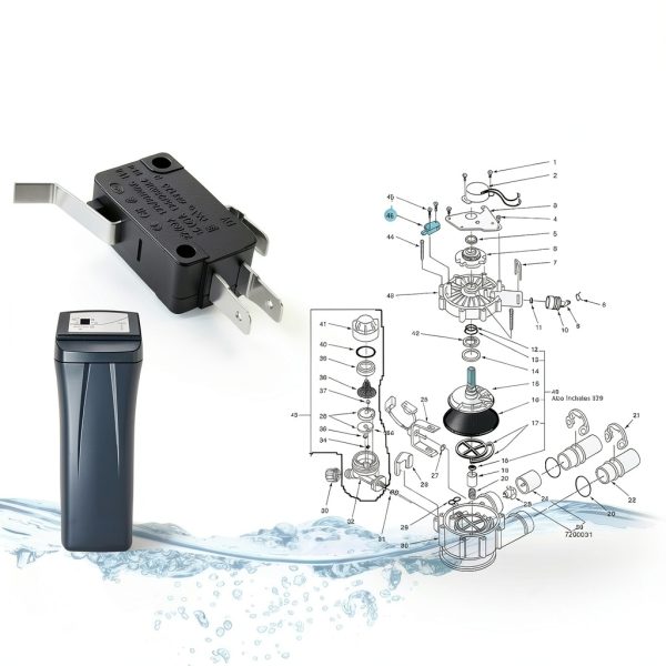 7305150 Water Softener Rotor Position Switch Compatible with Kenmore, GE, Whirlpool, NorthStar, Morton, and Other Water Softener Parts - Replaces 7030713, 7030705, 9001800, WS21X10003-4